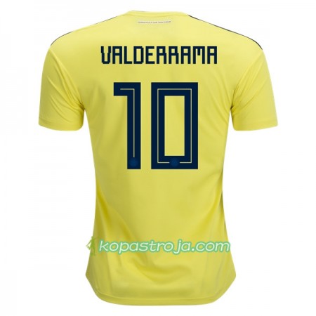 Billiga Fotbollströjor Colombia Valderrama 10 VM 2018 Hemma tröja